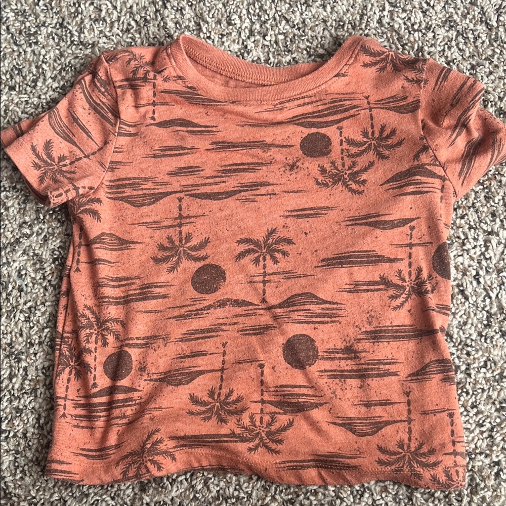 Old Navy Kids' Palm Tree Print T-Shirt - Orange